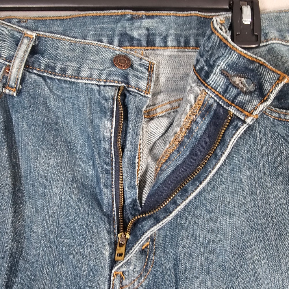 Levis 559 Relaxed Straight Jeans Mens 38x32 Medium Wash Blue Denim Pants - Picture 6 of 12